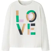 Name it T-shirt 'NKFORINDA' guld / grön / orkidé / vit