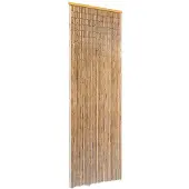 vidaXL Insektsdörrdraperi för husbil i bambu 56x185 cm