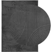 vidaXL Matta IZA kort lugg skandinavisk look antracit 200x280 cm