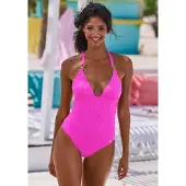 LASCANA Baddräkt neonrosa