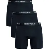 Emporio Armani för män. EM000261_AF14132 Set 3 Boxers Day marin (M), Hemkläder, Bomull, Marino