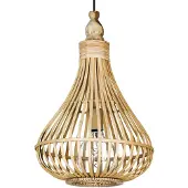 Eglo Hänglampa Amsfield, dimbar, Ljust trä, Vardagsrum / matsal, Bambu, Pendellampa