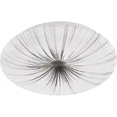 Eglo NIEVES LED taklampa i modern design vit med silverdekoration