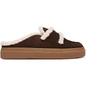 INUIKII Women's Mule Wool Dark Brown