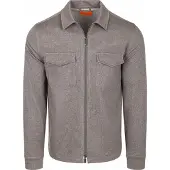 Suitable Overshirt Billy Houndstooth Tabacco Brun Grå Storlek