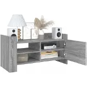 vidaXL Tv-bänk grå sonoma 80x35x40 cm konstruerat trä