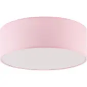 TK Lighting Taklampa Rondo Kids , dimbar, Violett / rosa / rosè, Barnrum, Textil / tyger / siden, Modern, Taklampa