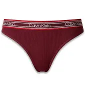 Calvin Klein Thong Icon Cotton Modal Stripe Rib