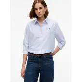 Tommy Hilfiger Square Roller Buckle Leather Belt