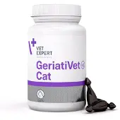 Vet Expert GeriatiVet Cat - stödjande preparat för äldre katter - 60 kapslar