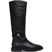 Calvin Klein Leather Signature Knee High Boots
