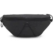 BOSS Textured belt bag with an adjustable waist strap