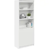 vidaXL Högskåp vit 70x35x180 cm konstruerat trä