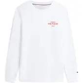 Tommy Hilfiger T-shirt '1985' ljusröd / vit