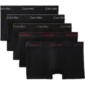 Calvin Klein 5 Pack Low Rise Trunks Icon Cotton Stretch