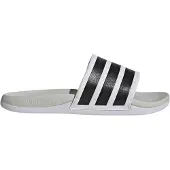 Adidas Pantolette 'ADILETTE COMFORT 2.0' svart / vit