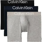 Calvin Klein 3 Pack Boxer Briefs Ultra Soft Cotton Lyocell