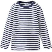 Mango KIDS T-shirt 'RENE' marinblå / vit