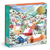 Swiss Alpine Village 500 Piece Foil Puzzle