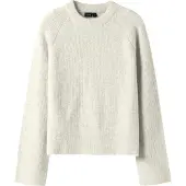 LMTD Tröja - Stickad - Noos - NlfKleaves - Antique White - - 9-10 år (134-140) - Tröja