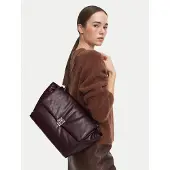 Calvin Klein Padded Emblem Hardware Laptop Satchel
