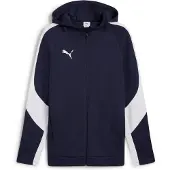 Puma Luvtröja teamEVOSTRIPE - Marinblå/Silver/White, storlek X-Large