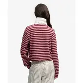 Superdry Athletic Essential Slub Crop Rugby Pikétröja Med Lång ärm