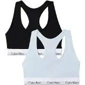 Calvin Klein 2 Pack Bralettes Icon Cotton Modal