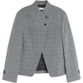 Bershka Kavaj grå / mörkgrå / svart