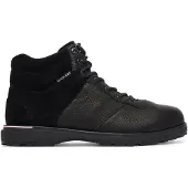 Tommy Hilfiger Leather Outdoor Cleat Mixed Texture Boots