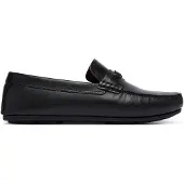 Tommy Hilfiger Flag Plaque Leather Driver Shoes