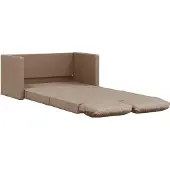 vidaXL 2-i-1 bäddsoffa Cappuccino 112x174x55 cm konstläder 353976