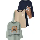 Name it Tröja - Noos - 2-pack - MmmNiko - Marinblå Kavaj/Marinbl - - 3 år (98) - Tröja