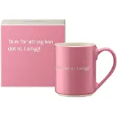 Design House Stockholm Astrid Lindgren Mugg Tänk För Att Jag Kan 35 cl Rosa,