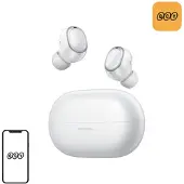 QCY Melobuds A30 trådlösa öronsnäckor (vita)