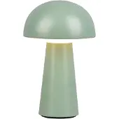 TRIO Leuchten LED-bordslampa Lennon IP44, batteri, touchdim grön Lennon, dimbar, Grön, Syntetmaterial, Modern