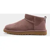 Ugg för kvinnor. 1116109 Classic Ultra Mini-stövlar i mullvadsfärgat skinn (39), Hud, Karta, Före, Ingen, Casual, Taupe