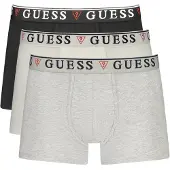 GUESS Boxershorts 'Brian' marinblå / grå / blodröd / vit