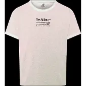 New Balance T-shirt sand / choklad / gammalrosa