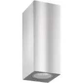LCD Vägglampa utomhus 5051, dimbar, Aluminium / grå / zink, Rostfritt stål, Modern
