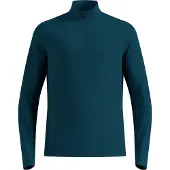 Odlo - Trail running kläder - Essential Ceramiwarm Mid Layer 1/2 Zip M Reflecting Pond för Unisex - Storlek L - Blå