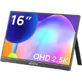 Arzopa Z1RC Bärbar monitor EEK A (A - G) 40.6 cm (16 tum) 2560 x 1600 pixel 16:10 25 ms HDMI, USB-C (DP Alt Mode), USB-A IPS LCD