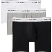 Calvin Klein 3 Pack Boxer Briefs Icon Cotton Stretch