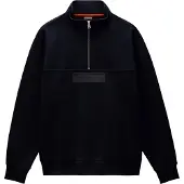 Napapijri Box Logo Tröja Med Halv Dragkedja