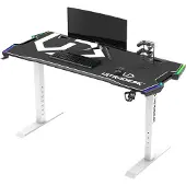 Ultradesk Force, Rak, Friform, Spela, Svart, Vit, Röd/Grön/Blå, 1660 mm