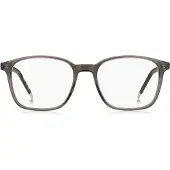 HUGO Grey-brown-acetate optical frames with logo details