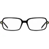 BOSS Black-acetate optical frames with rose-gold-tone trims