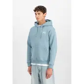Alpha industries Sweatshirt rökblå / vit