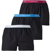Calvin Klein 3 Pack Slim Boxers Icon Cotton Stretch