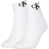 Calvin Klein 2 Pack Soft Cotton Stretch Ankle Socks